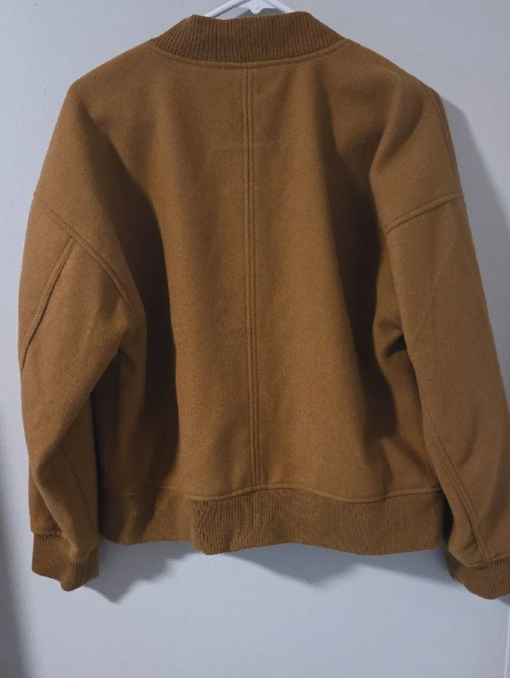 Old Navy Women's Camel-Tan Varsity Jacket
